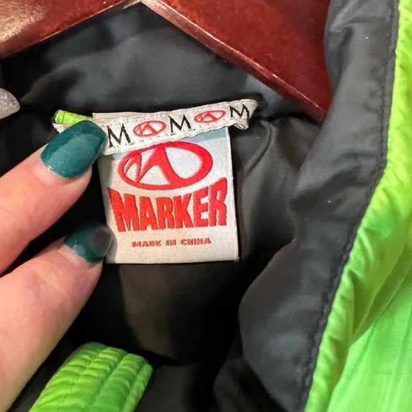 Marker goose down filled green puffer jacket - Picture 2 of 4